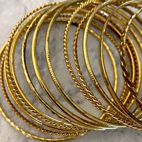 Gold Bangles - Picture 3 of 3